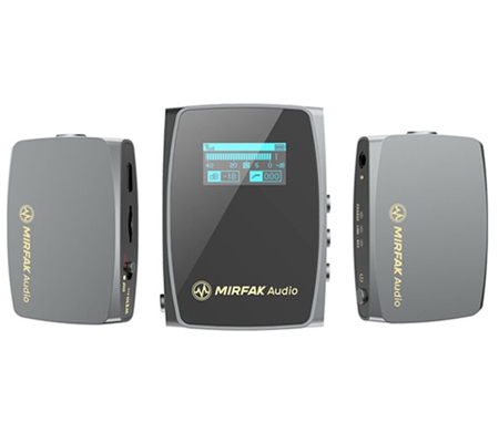 MirFak WE10 Pro Dual Transmitter Wireless Microphone System
