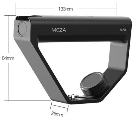 Moza Unique Underslung Mini Handle for Moza AirCross 2 Moza Unique Underslung Mini Handle for Moza AirCross 2