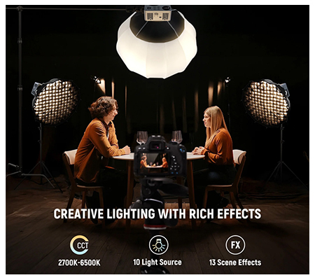 Neewer HB80B 80W Bi-Color Mini COB LED Video Light