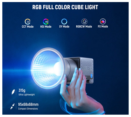 Neewer HS60C 60W Portable RGB LED Video Light