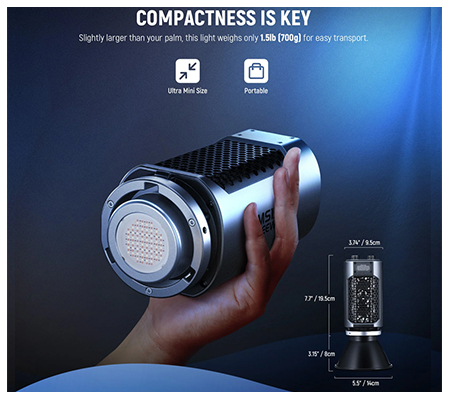 Neewer MS150C 150W Mini RGB LED Video Light