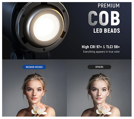 Neewer MS150C 150W Mini RGB LED Video Light
