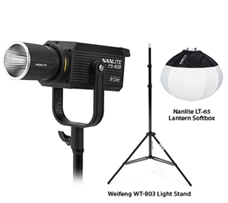 Nanlite FS-60B Bundling with Softbox LT-65 + Weifeng WT-803 Light Stand