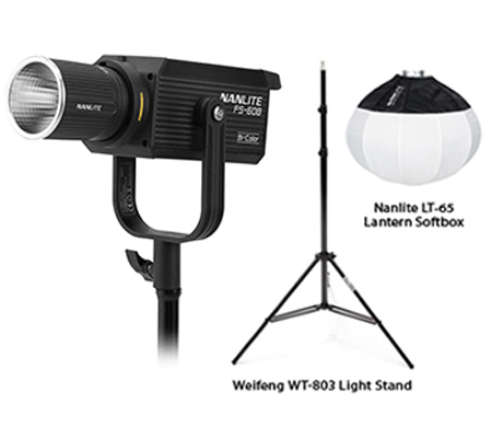 Nanlite FS-60B Bundling with Softbox LT-65 + Weifeng WT-803 Light Stand