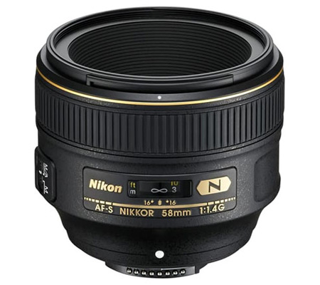 Nikon AF-S 58mm f/1.4G N