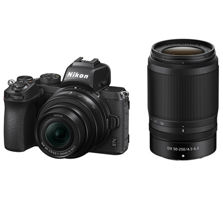 Nikon Z50 kit 16-50mm + 50-250mm f/4.5-6.3 VR