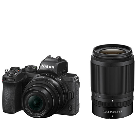 Nikon Z50 kit 16-50mm + 50-250mm f/4.5-6.3 VR