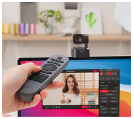 OBSBOT Tiny 2 Lite AI-Powered PTZ 4K Webcam + Smart Remote Control 2