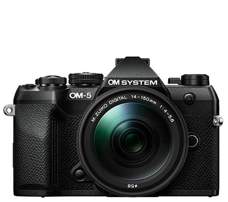 OM SYSTEM OM-5 Mark II kit 14-150mm f/4-5.6 II Black