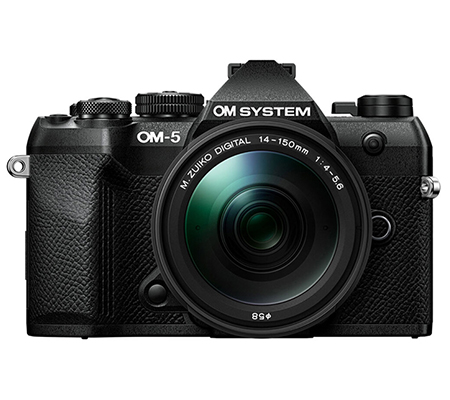 OM SYSTEM OM-5 Mark II kit 14-150mm f/4-5.6 II Black