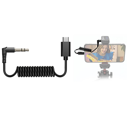 Hollyland Mic Adapter 3.5mm TRS to USB Type-C for Android