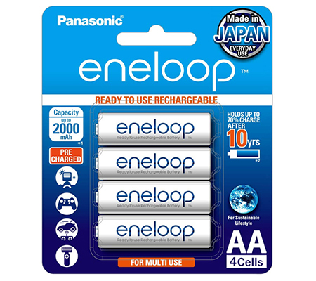 Panasonic Eneloop AA up to 2000 mAh 4pcs