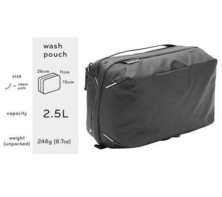 Peak Design Travel Line Wash Pouch 2.5L Black