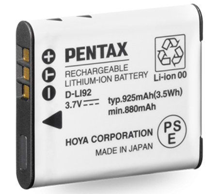 Ricoh D-LI92 Rechargeable Li-Ion Battery for Ricoh WG-70/ WG-80/ Pentax X70/ Optio WG-1
