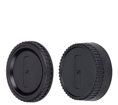 JJC L-R2 Body Cap and Rear Lens Cap for Nikon