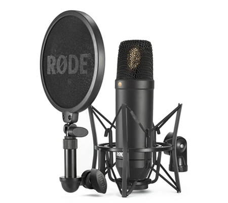 Rode NT-1 KIT 1 Inch Cardioid Condenser Microphone with SMR Shockmount