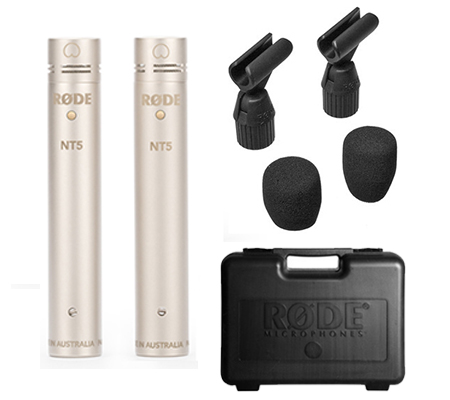 Rode NT5 Matched Pair Cardioid Condenser Microphone