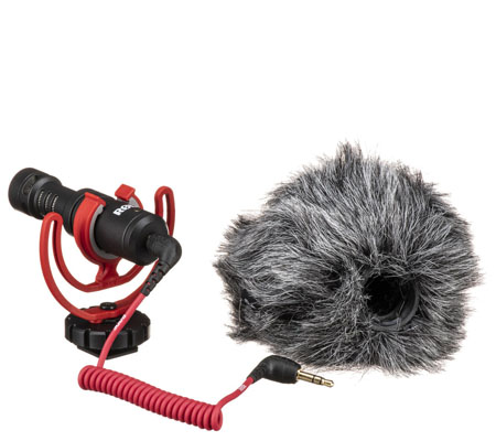 Rode VideoMicro Compact On-Camera Microphone with Rycote