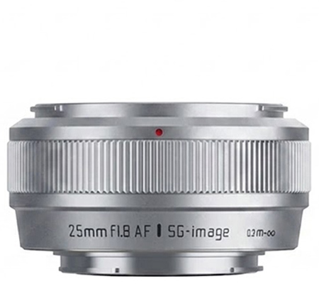 SG-image AF 25mm f/1.8 for Nikon Z Mount APSC Silver