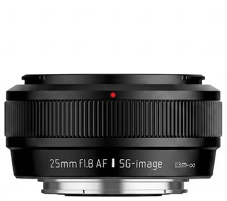 SG-image AF 25mm f/1.8 for Sony E Mount APSC Black