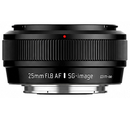 SG Image AF 25mm f/1.8 for Fujifilm X Mount APSC Black