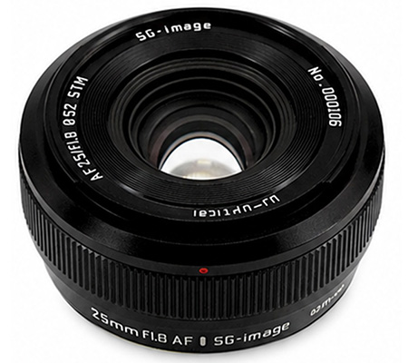 SG Image AF 25mm f/1.8 for Fujifilm X Mount APSC Black
