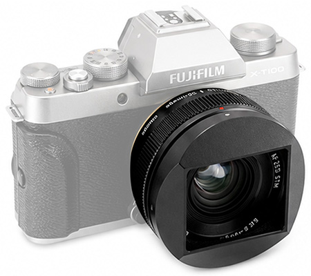 SG Image AF 25mm f/1.8 for Fujifilm X Mount APSC Black