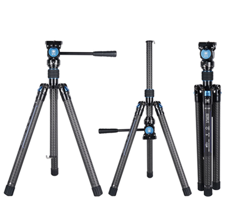 Sirui Traveler X (AT-125 + AT-10 Video Head) Carbon Fiber Tripod Camera