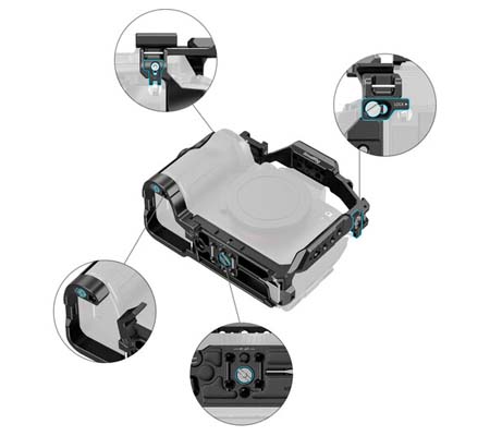 SmallRig HawkLock Quick Release Cage for Sony A7R VI 6702