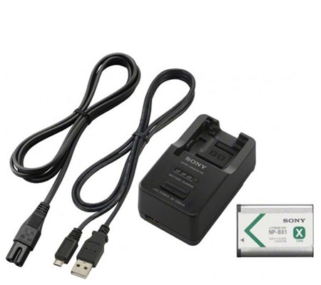 Sony ACC-TRBX Charger + Battery (Sony BC-TRX + NP-BX1)