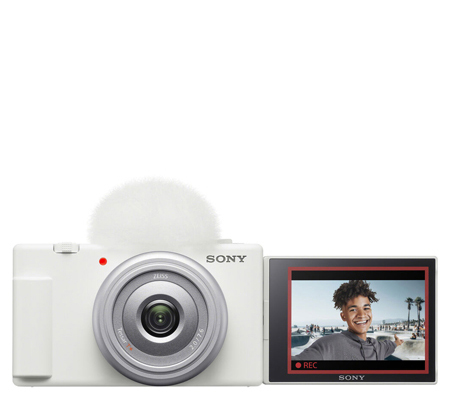 Sony  ZV-1F Vlogging Camera White