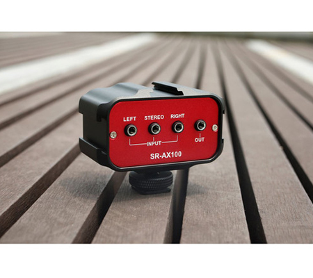 Saramonic SR-AX100 Passive 2-Channel Audio Adapter for DSLR Cameras