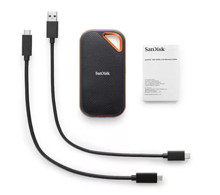 SanDisk Extreme Pro 1TB Portable V2 E81 USB 3.2 External SSD