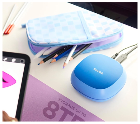 SanDisk Creator Desk Drive 8TB 1000MB/s USB Type-C 3.2 Gen 2 (SDSSDT40C-8T00-A25)