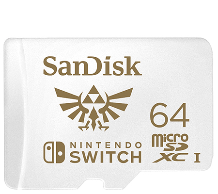 SanDisk MicroSD 64GB 100MB Memory Cards Nintendo Switch