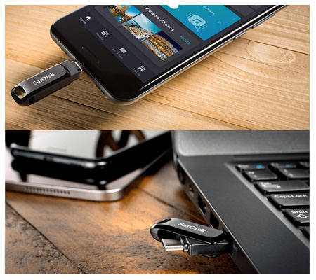 Sandisk 256GB Ultra Dual Drive GO USB 3.1 OTG Type-C