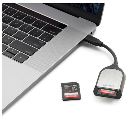SanDisk Extreme Pro SD UHS-II USB-C Card Reader/Writer SDDR-409-G46
