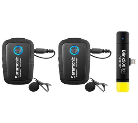 Saramonic Blink 500 B4 TX+TX+RXDi Wireless Lavalier Microphone for Iphone/IOS Device