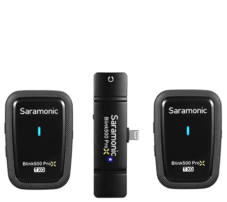Saramonic Blink 500 Pro X Q4 TXQ+TXQ+RXDi Wireless Microphone for Lightning Devices