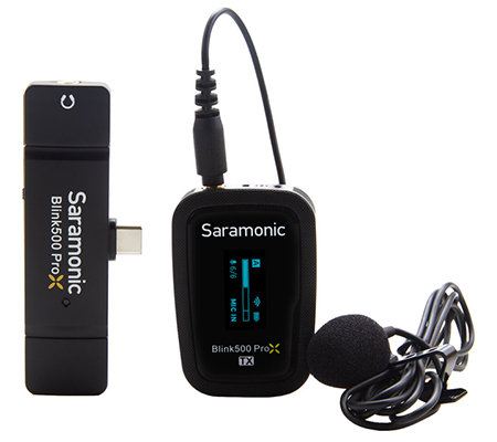 Saramonic Blink 500 Pro X B5 TX+RXUC Wireless Omni Lavalier Mic for USB Type-C
