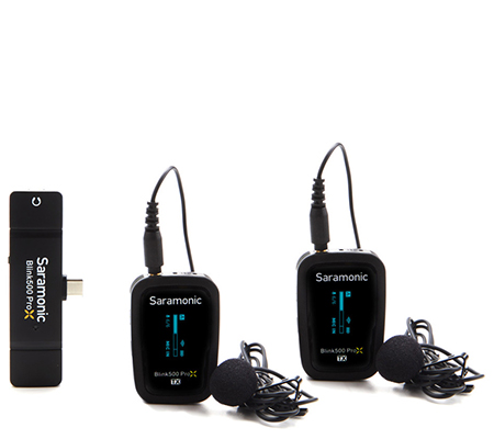 Saramonic Blink 500 Pro X B6 TX+TX+RXDi Wireless Microphone for USB Type-C