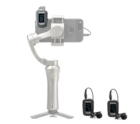 Saramonic Blink 500 Pro B2 TX+TX+RX Wireless Lavarier Microphone for Camera & Smartphone