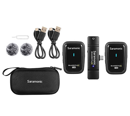 Saramonic Blink 500 Pro X Q6 TXQ+TXQ+RXUC Wireless Microphone for USB Type