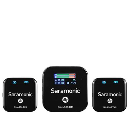 Saramonic Blink 900 S2 TXS+TXS+RX Wireless Microphone for Camera