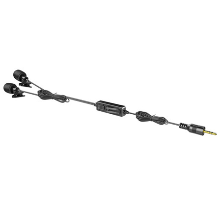 Saramonic LavMicro 2M Dual Lavalier Microphone for DSLR Camera and Smartphone