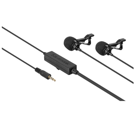 Saramonic LavMicro 2M Dual Lavalier Microphone for DSLR Camera and Smartphone