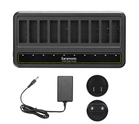 Saramonic WiTalk CB 10-Bay Charger for WiTalk BP Batteries Headset Intercom System