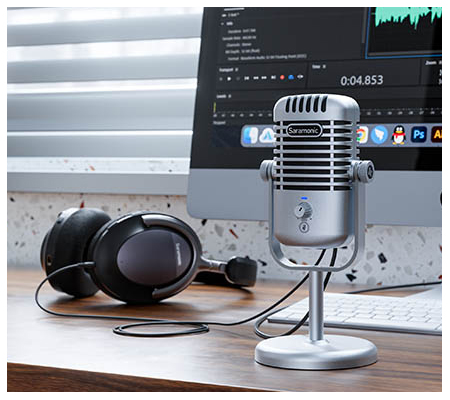 Saramonic Xmic-Z3 USB Desktop Condenser Microphone Studio Mic