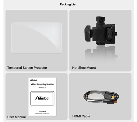 Shimbol Memory I 5.5 Inch 3D LUT 4K HDMI Touchscreen Recorder Monitor