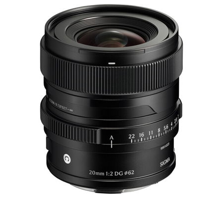 Sigma 20mm f/2 DG Contemporary for Leica L Mount Full Frame Black